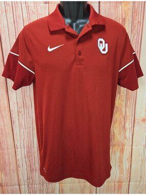 Oklahoma Sooners Nike Dri-Fit Mens Polo Size Small